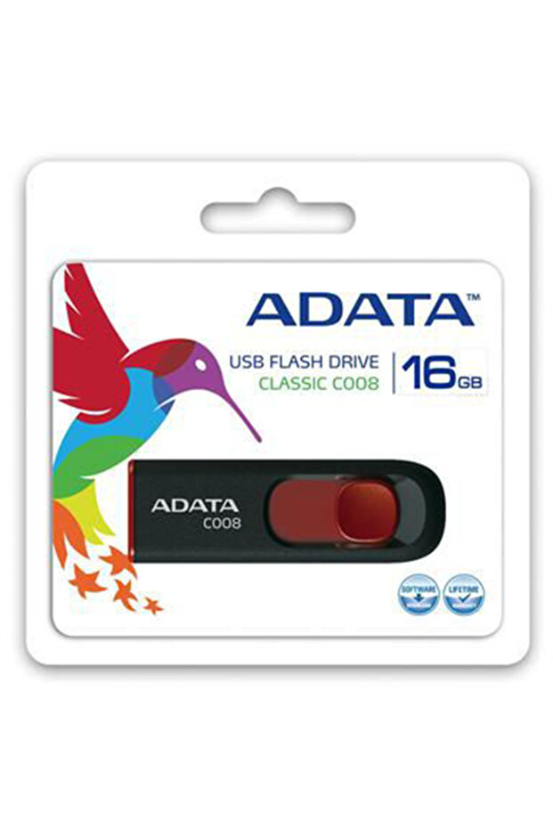 USB memory A-Data C008 - 16GB, retractable, Black - 3