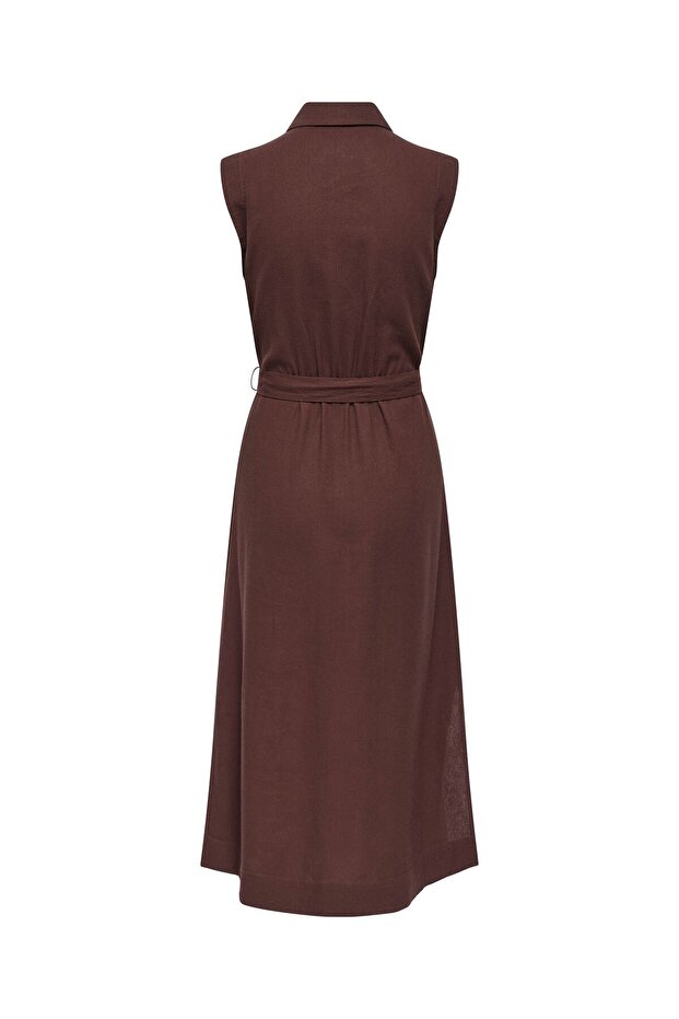 Rochie lungă de in ONLGOA - 3
