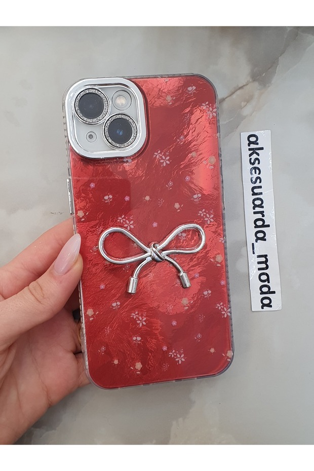 حافظة منقوشة متوافقة مع هاتف آيفون 13 مع حماية للعدسات - 3