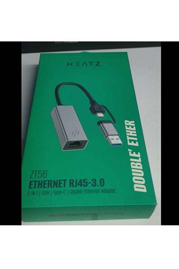 converter usb 3.0 + type-c ke land gigabit zt56 ethernet rj45 -3.0 2 in 1