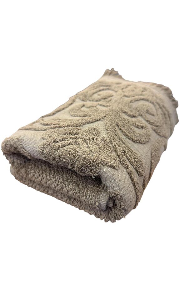 Maxstyle Alara Jacquard 50X90Cm Towel Brown