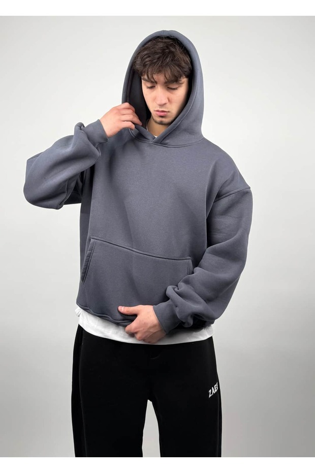 Basic Oversize Hoodie - 2