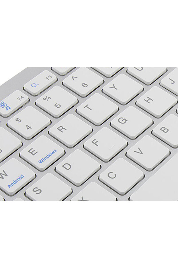 Mini keyboard, Bluetooth 3.0, compatible with Windows, iOS, Android, white - 7