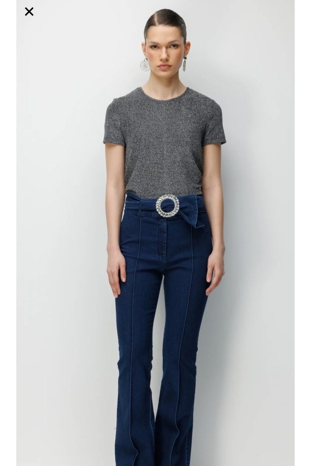 Mi Kristal Belt Li Jeans