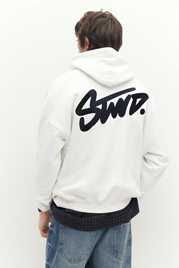 STWD kapüşonlu sweatshirt - 5