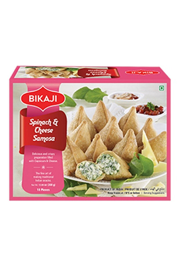 Frozen Spinach & Cottage Cheese Stuffed Cocktail Samosa (360g)