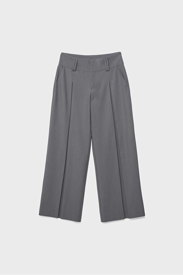 Kemerli smart pantolon - 6