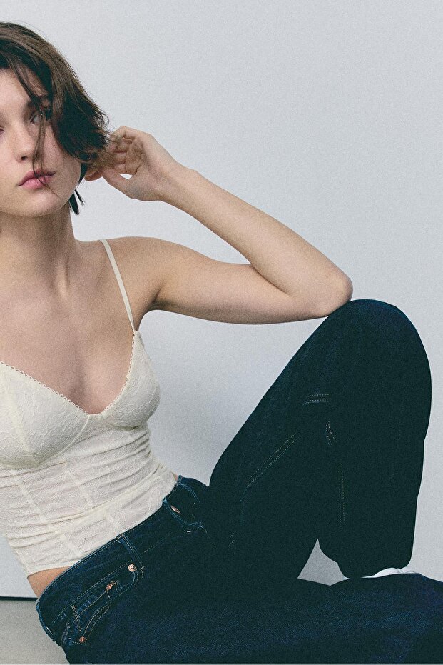 Dantel askılı body - 4