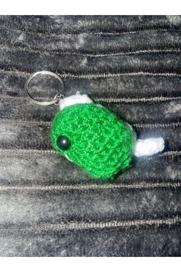Amigurumi knitted keychain