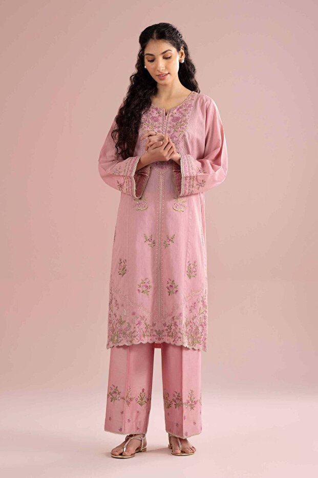 2 Piece - Embroidered Suit - PE 26-231