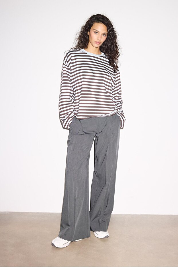 Kemerli smart pantolon - 3