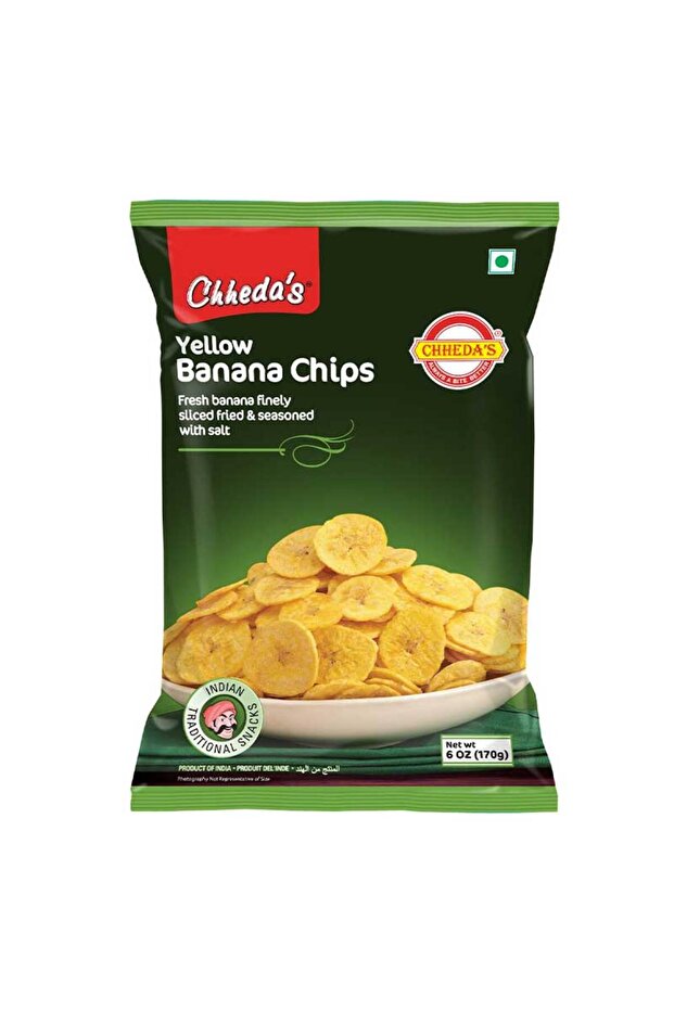 CHHEDAS YELLOW BANANA CHIPS 170GM