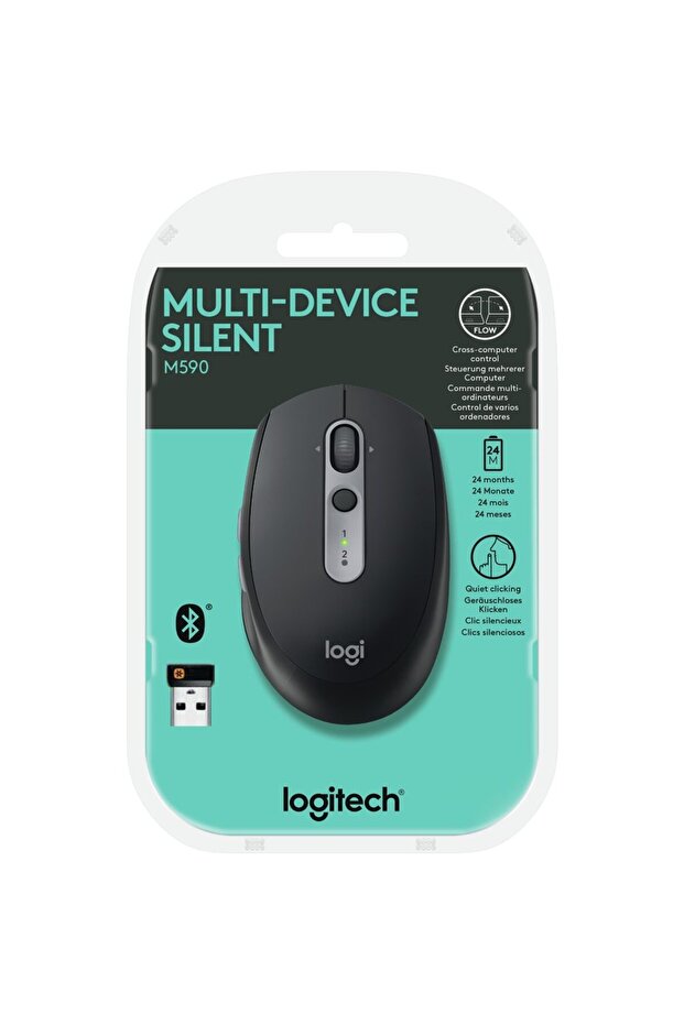 M590 Wireless Multi-Device Silent Graphite - 5