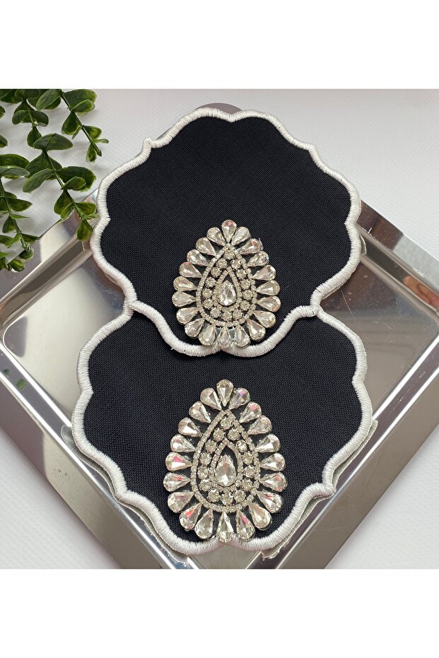 Presentation Napkin, Cocktail Napkin, Luxury Stone Coffee Side Presentation Napkin 2 Pieces