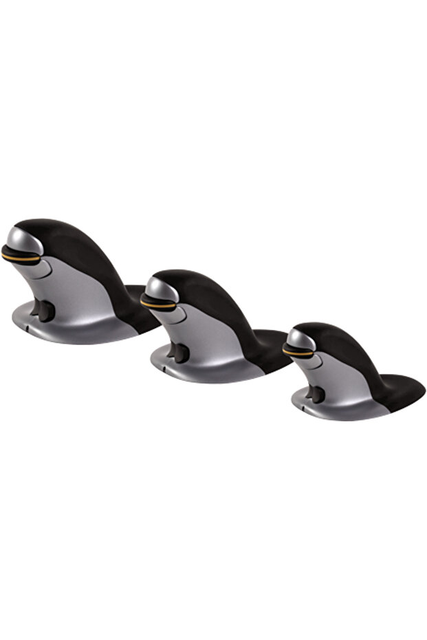 Mouse vertical ambidextru Penguin - Wireless mare - 4