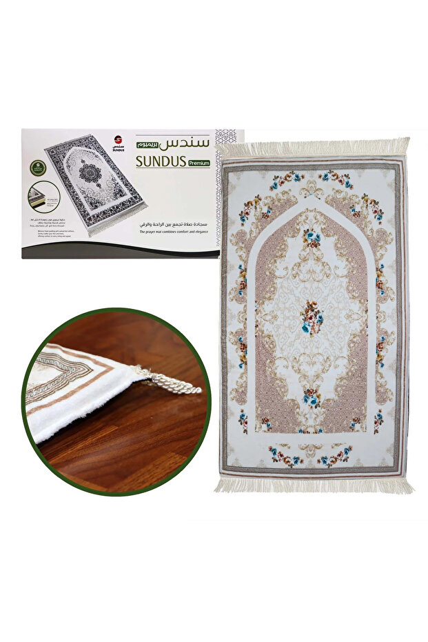 Premium Prayer Rug with Memory Foam Padding – Extra Comfort Islamic Prayer Mat, Knee Support