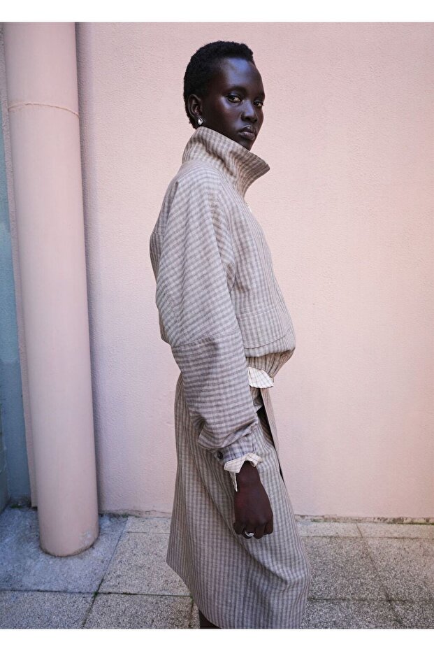 Kareli anvelop etek - 1