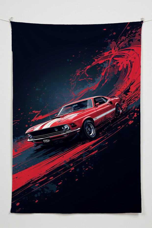 Payback Need for Speed – Anime Movie Character Themed Quality Fabric, Room Decor Tapestry Wall Rug Pieces