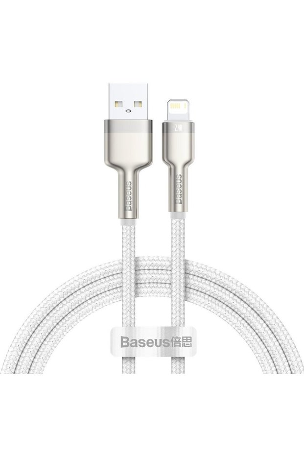USB for Lightning Cafule, 2.4A, 1m (white)