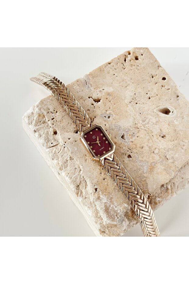 Muse Gold Saat Beyaz - 1