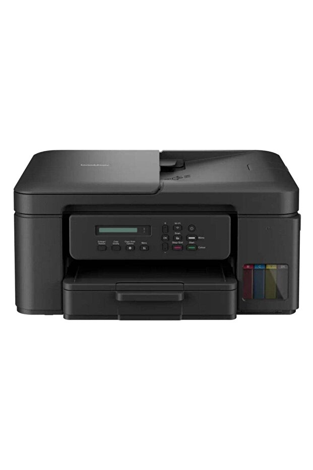 طابعة لاسلكية مزودة بخزان حبر، طراز DCP-T730DW، طباعة تلقائية على الوجهين، وحدة تغذية تلقائية للمستندات، تدعم الطباعة عبر الهاتف المحمول والبريد الإلكتروني