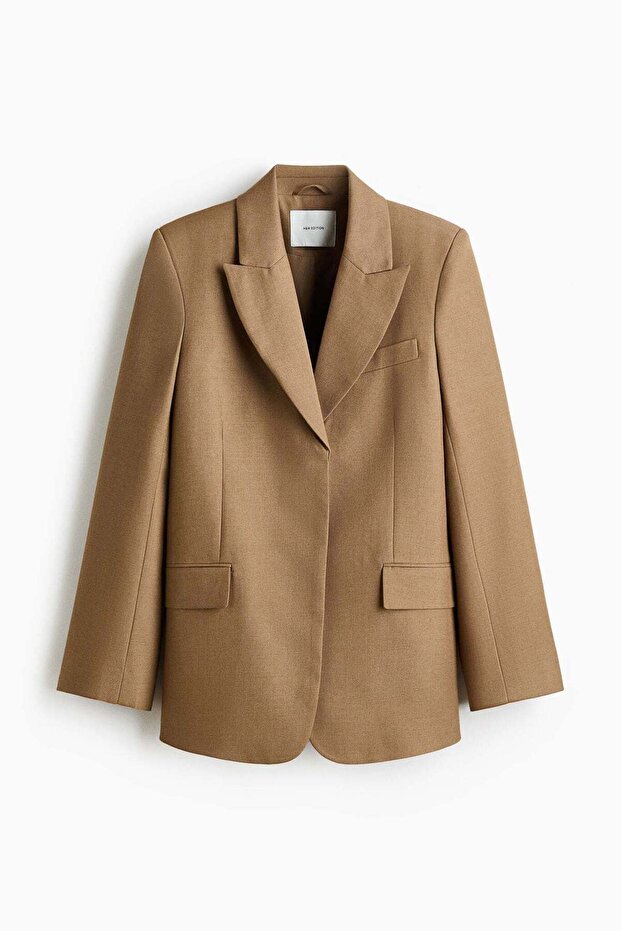 Long twill blazer - 5