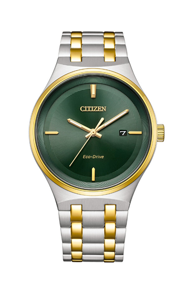 Men's Analog Green Dial Watch - BM7654-57X
