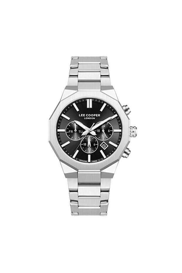 Men's Multi Function Black Dial Watch - LC08218.350