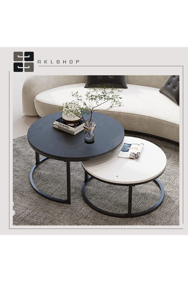 طاولة تقديم دائريه 70*40 " 60*35 - 2