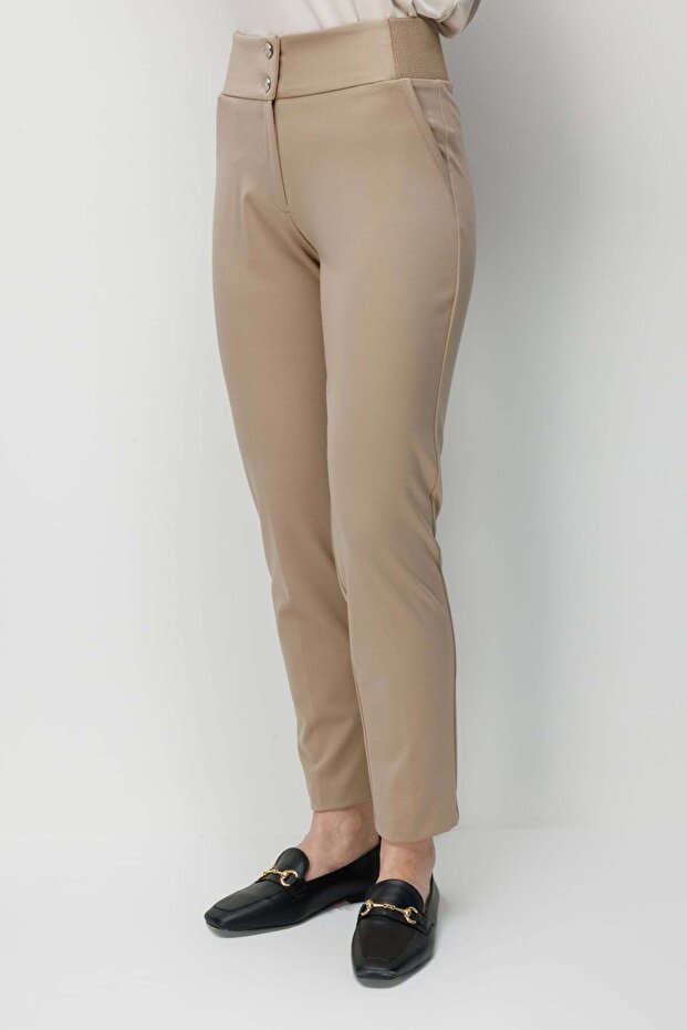 بنطلون ضيق بأزرار مزدوجة - 3