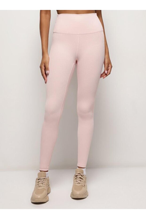 Ribbed 7/8 Leggings – Baby Pink