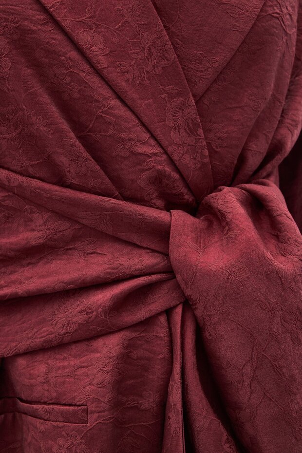 سترة فريا - أحمر داكن - 7