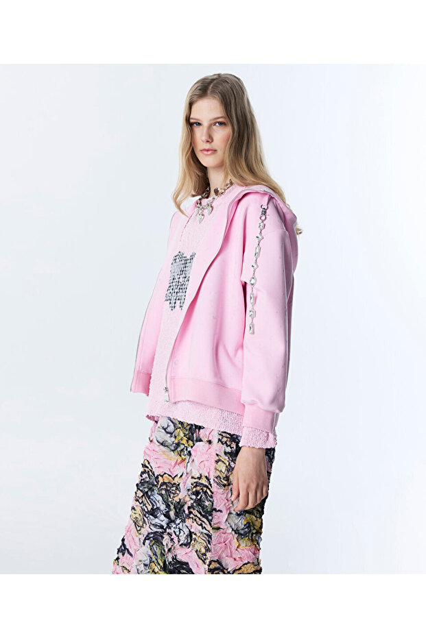 STRASS TAŞ KORDONLU SWEATSHIRT - 6