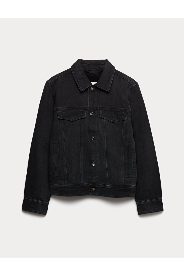 Denim Trucker Ceket - 2