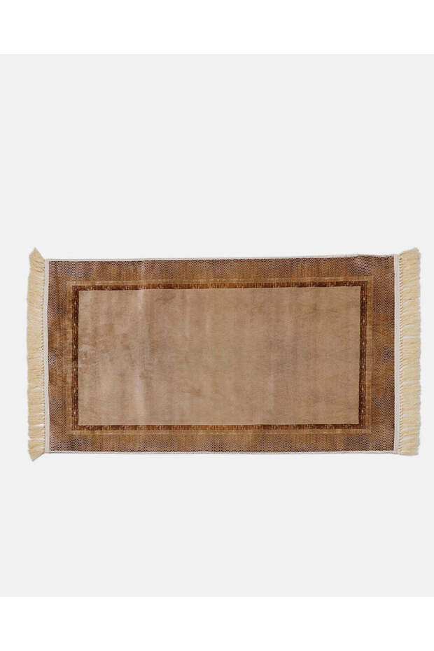 مفرش طاولة مطبوع بلون بيج كشمير - 2