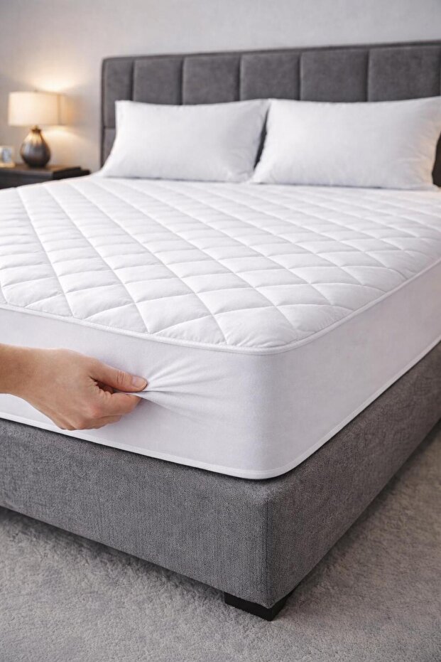 100% Cotton Layer Quilted 100*200 Waterproof Mattress Protector Full Edge Single/Dual Size