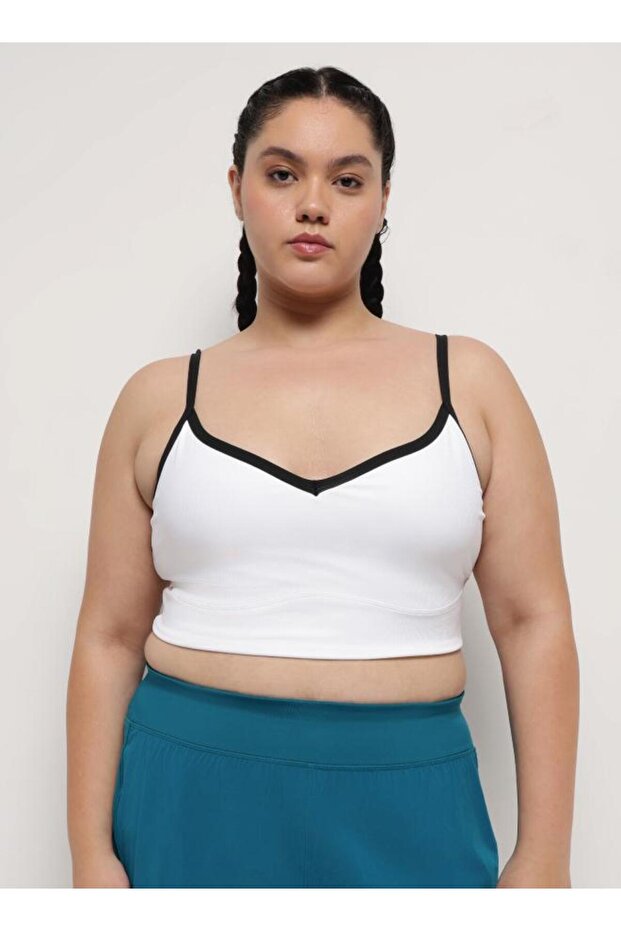 Sweetheart Sports Bra – Pearl White