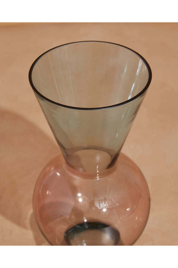 مزهرية زجاجية سادة متنوعة - 4