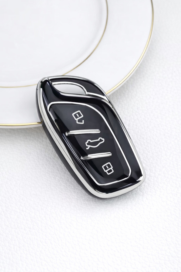 Mg Ehs Black Silver Key Case Accessory - 1