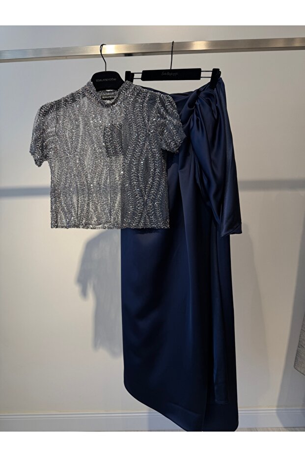 Füme İşlemeli Bluz - 1