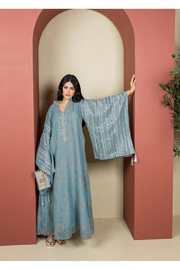 Kaftan#KY2027 - Elegant & Modest Kaftan for Women | Relaxed Luxury for Daily & Occasion Wear