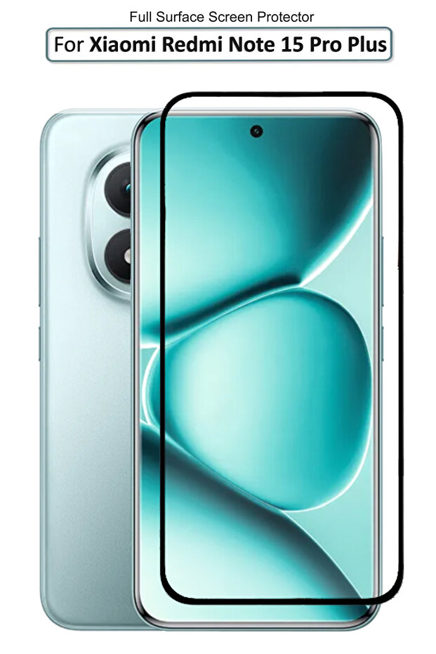 واقي شاشة زجاجي فاخر لهاتف شاومي ريدمي نوت 15 برو بلس - 1