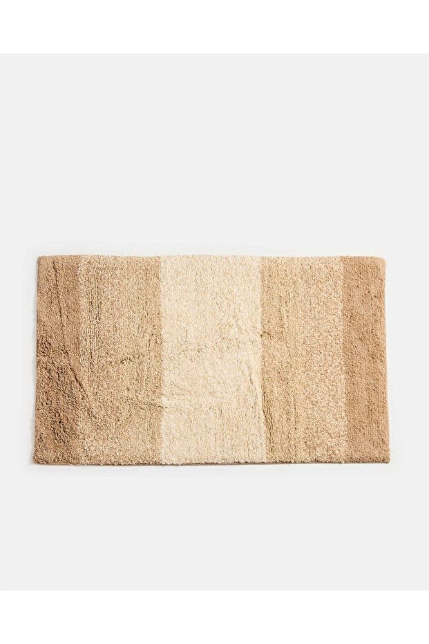 طقم سجاد حمام بني فاتح (قطعتان) - 3