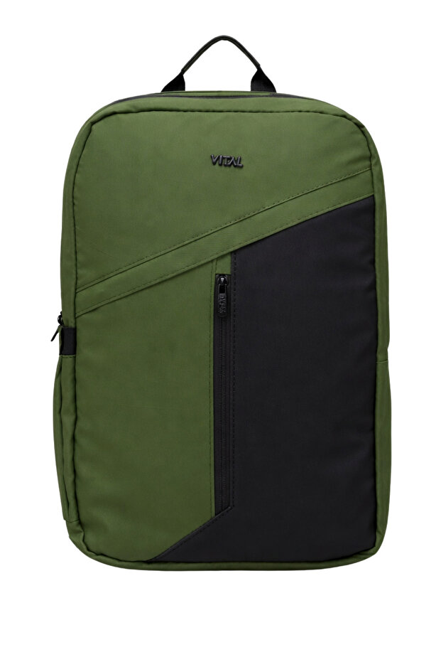 Water-Repellent Features, S Faux Leather 15.6″ Laptop Backpack Bag I