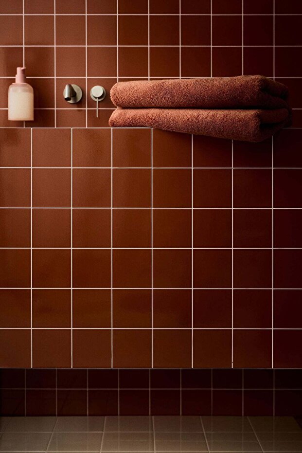 Soft terry bath towel