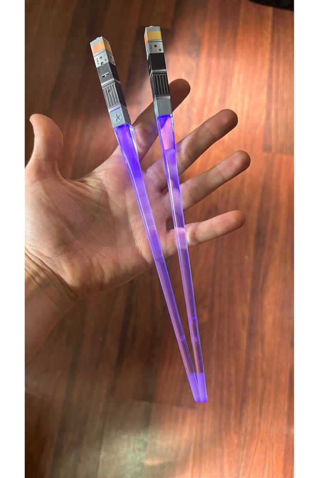 ışıklı chopstick - soft renk - - 2