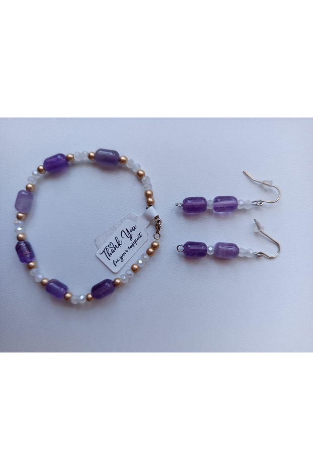 Amethyst silver bracelet - 1