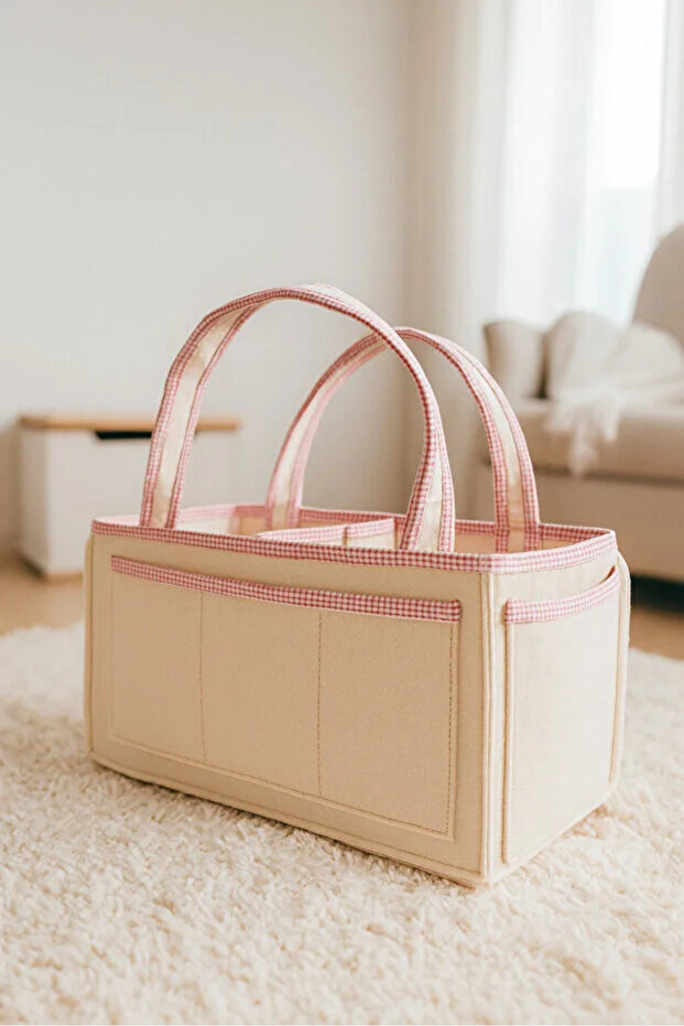 Felt Mother Baby Care Bag Organizer for Newborn
