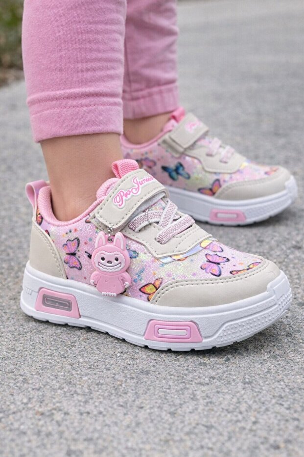 Girl's Labubu Patterned Anatomical Sports Shoes