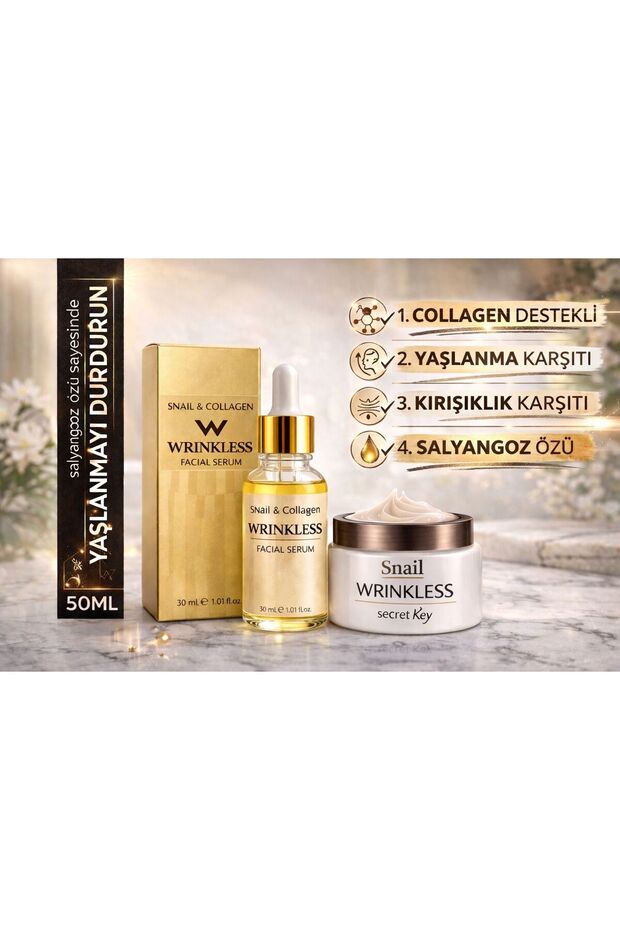 salyongoz özlü krem ve serum seti